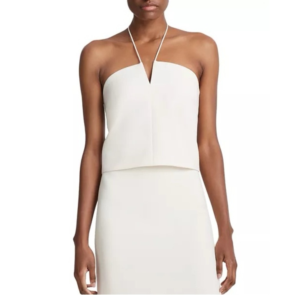 Vince Ivory Halter Strapless Camisole